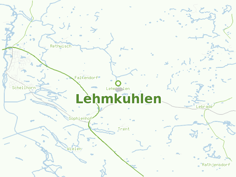 Karte von Lehmkuhlen