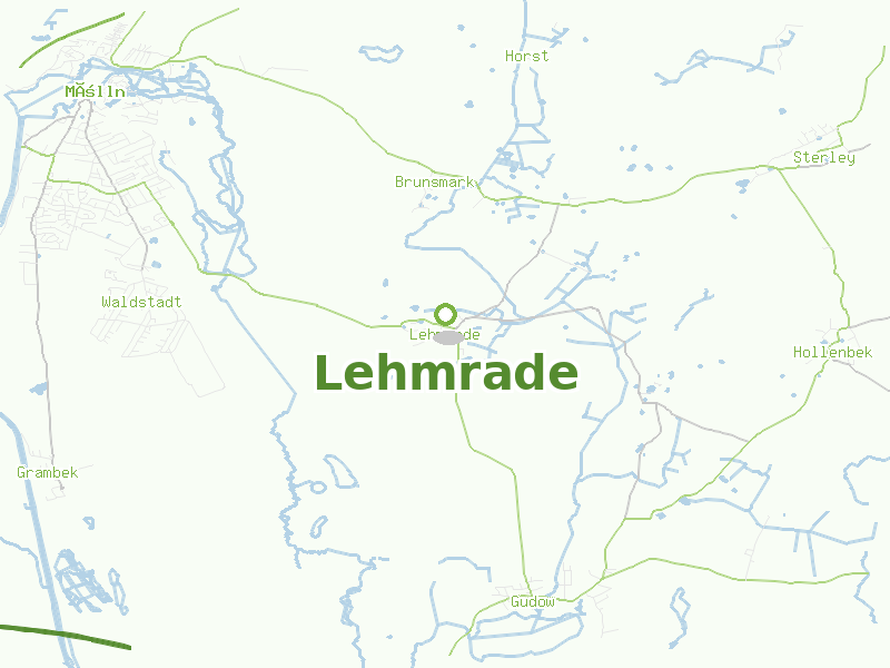 Karte von Lehmrade