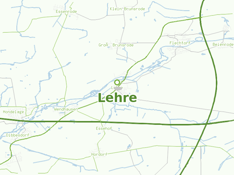 Karte von Lehre