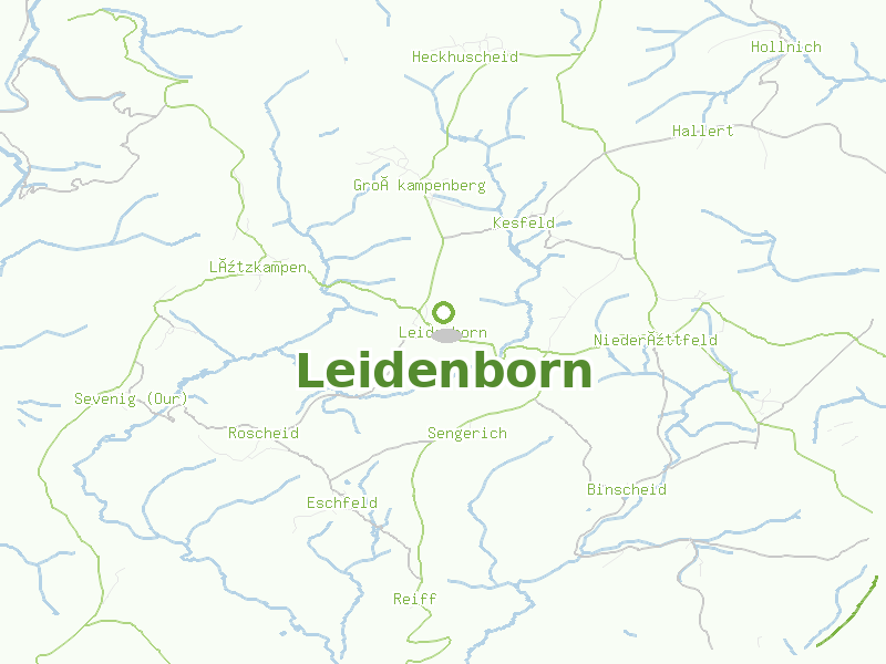 Karte von Leidenborn