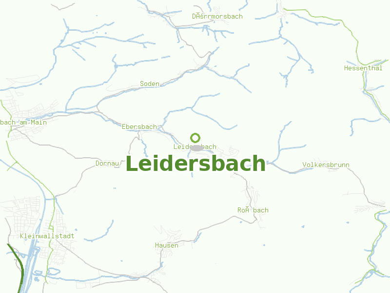 Karte von Leidersbach