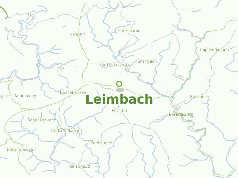Karte von Leimbach