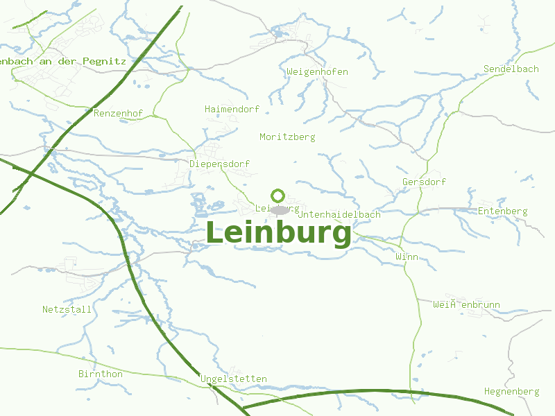 Karte von Leinburg