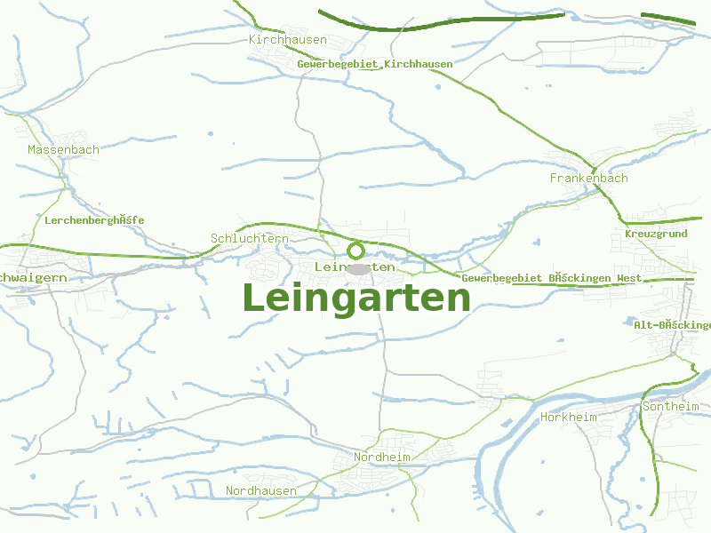 Karte von Leingarten