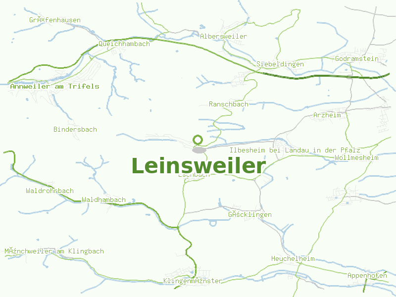Karte von Leinsweiler