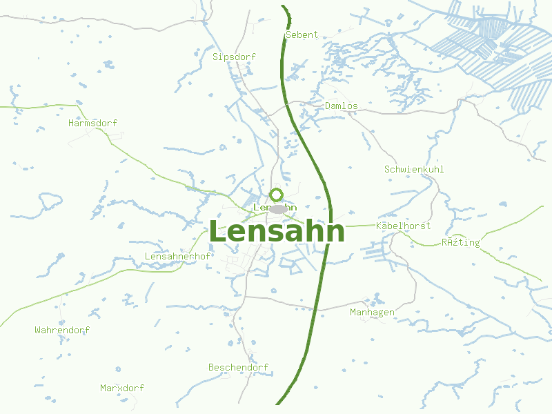 Karte von Lensahn
