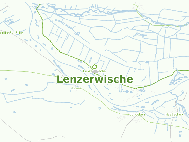 Karte von Lenzerwische