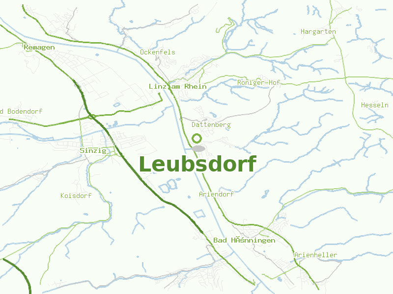 Karte von Leubsdorf