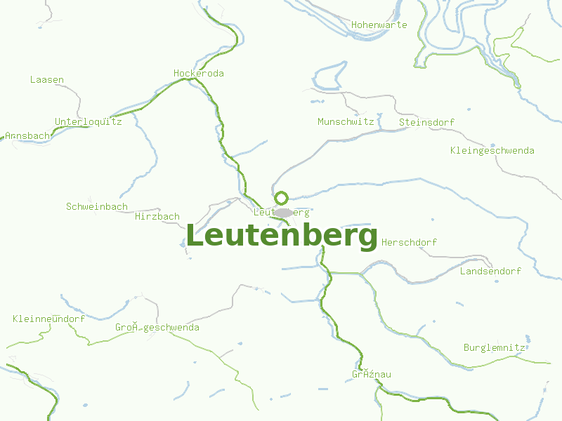 Karte von Leutenberg