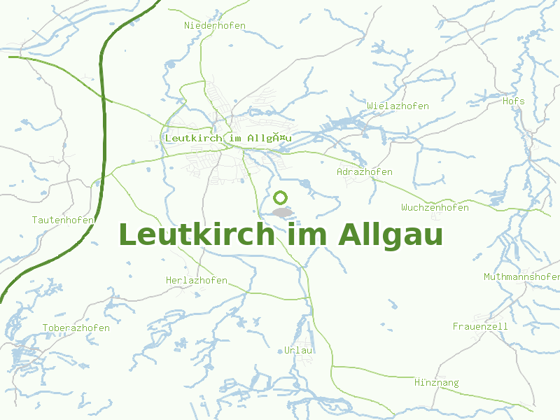 Karte von Leutkirch im Allgau