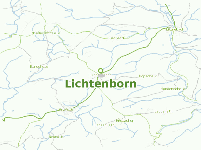 Karte von Lichtenborn
