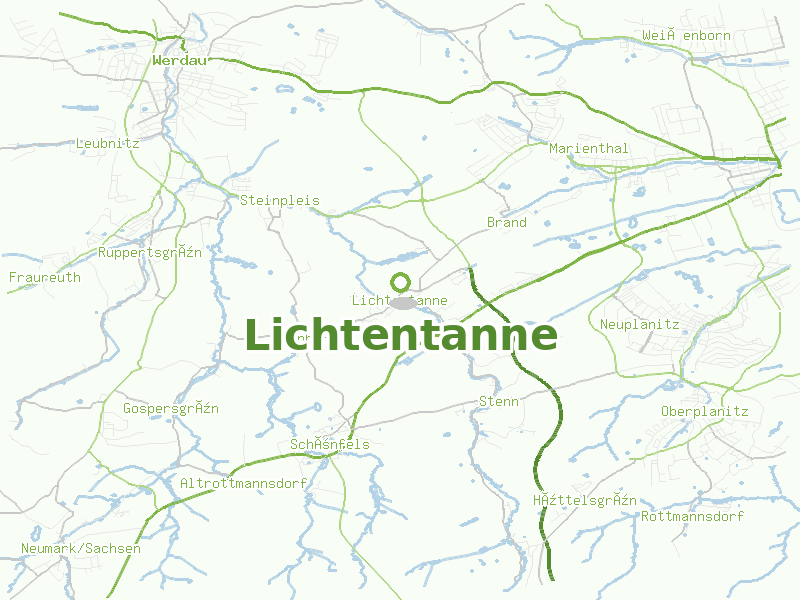 Karte von Lichtentanne