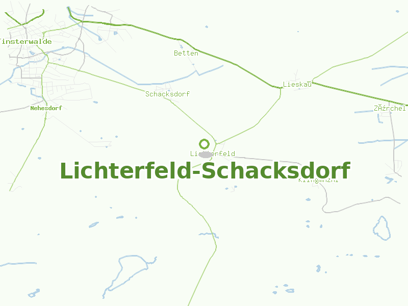 Karte von Lichterfeld-Schacksdorf