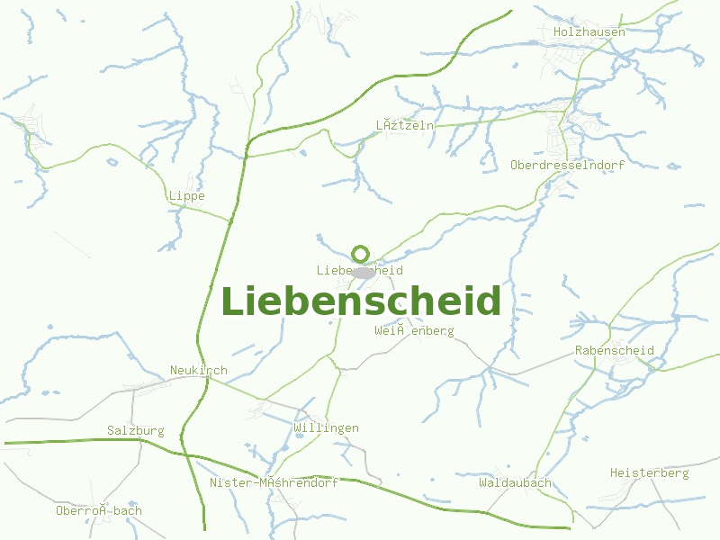 Karte von Liebenscheid