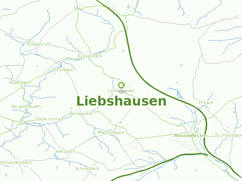 Karte von Liebshausen