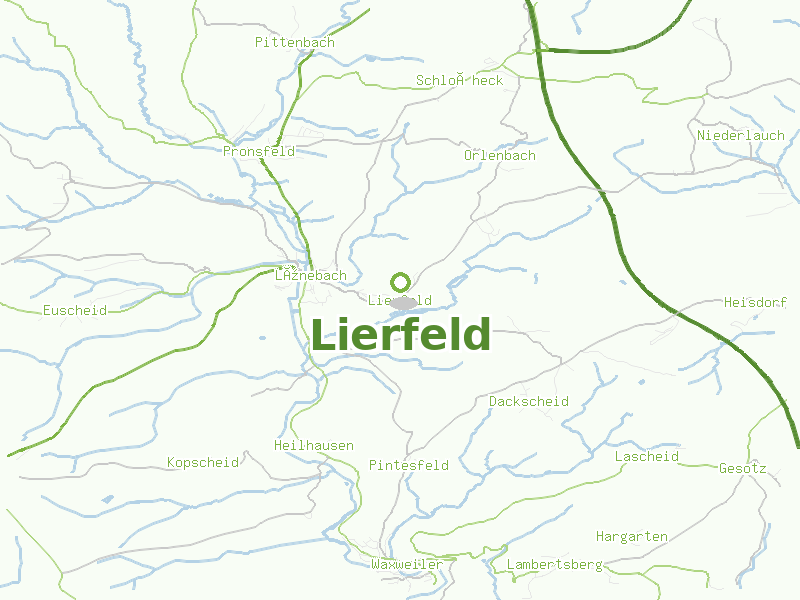 Karte von Lierfeld