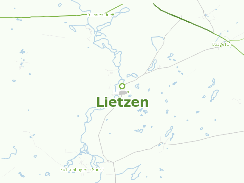 Karte von Lietzen