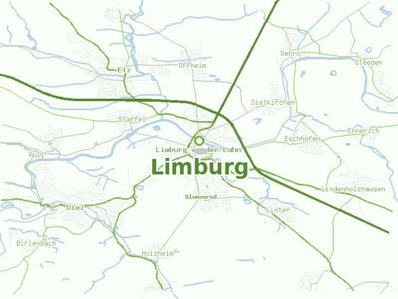 Karte von Limburg
