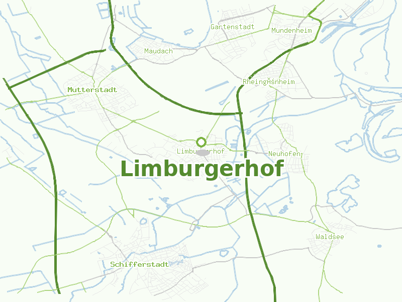 Karte von Limburgerhof