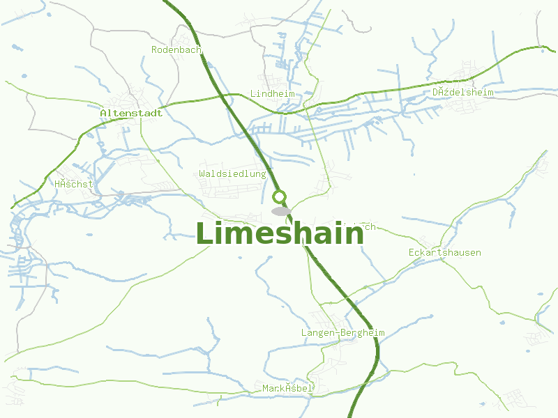 Karte von Limeshain