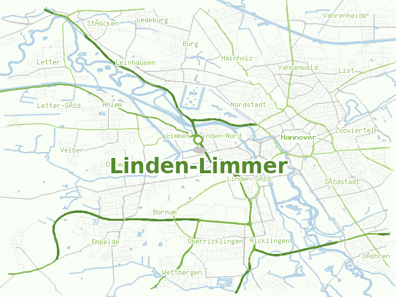 Karte von Linden-Limmer