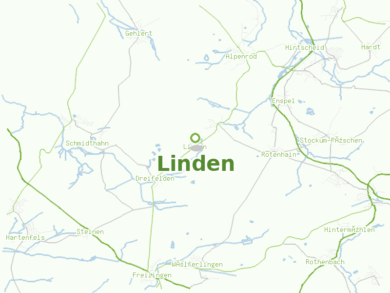 Karte von Linden