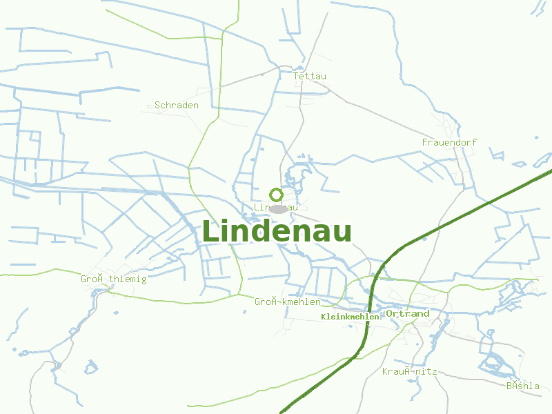 Karte von Lindenau