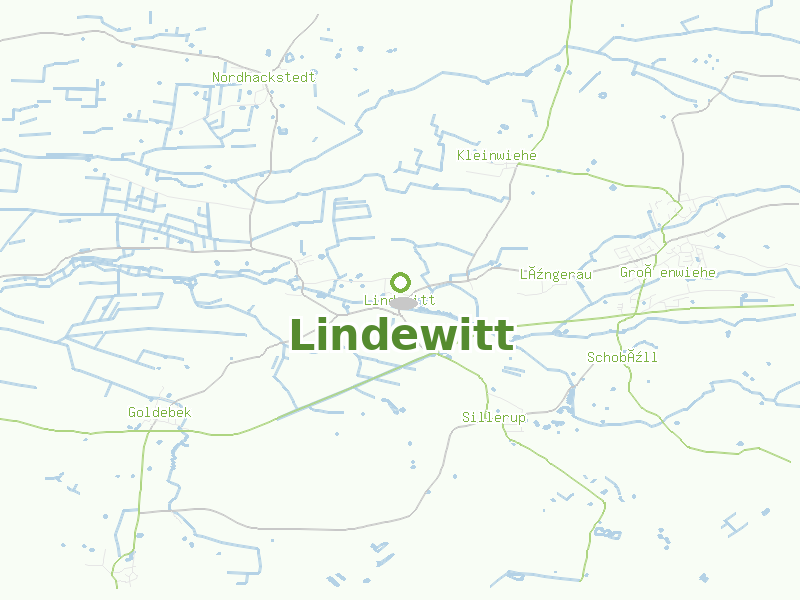 Karte von Lindewitt