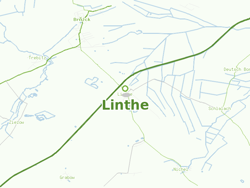 Karte von Linthe