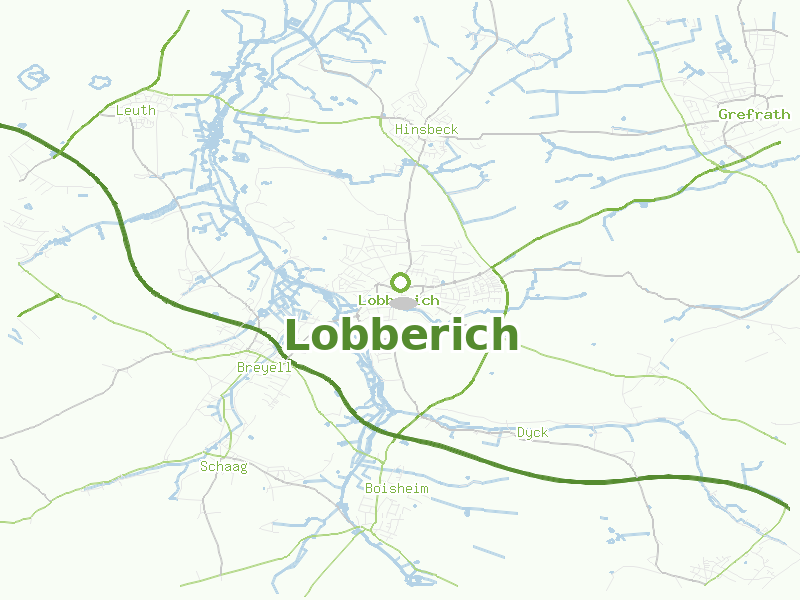 Karte von Lobberich