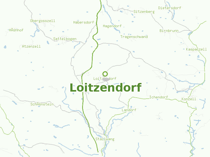Karte von Loitzendorf
