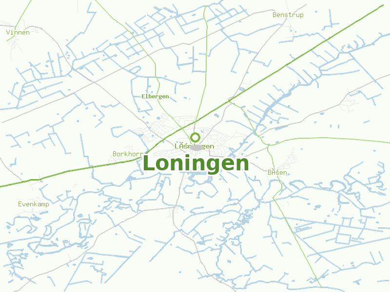 Karte von Loningen
