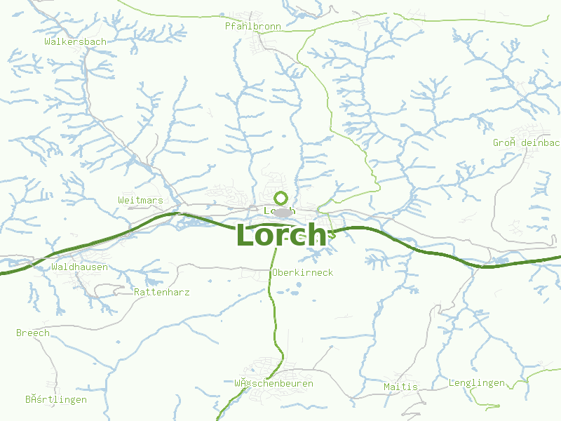 Karte von Lorch