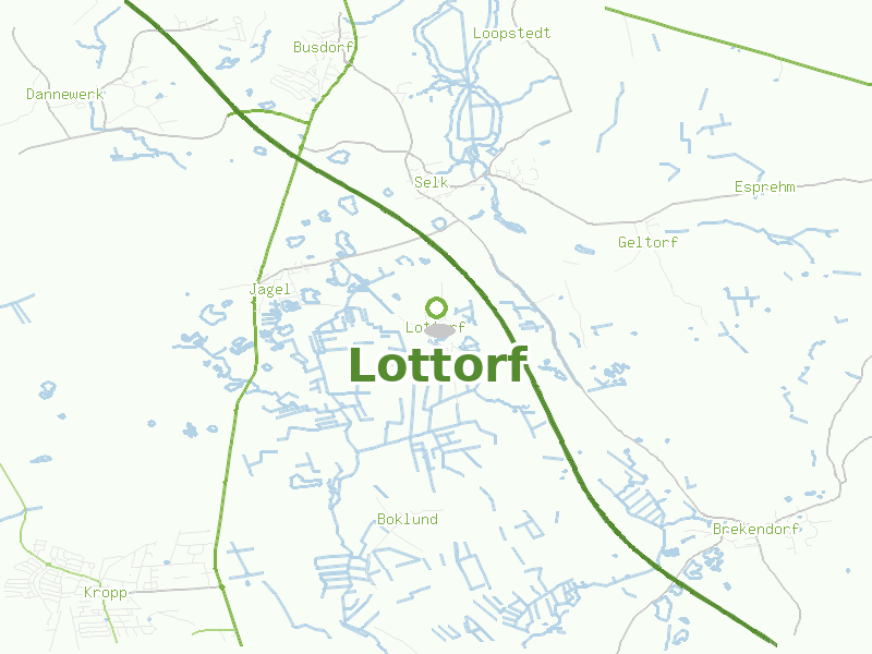 Karte von Lottorf