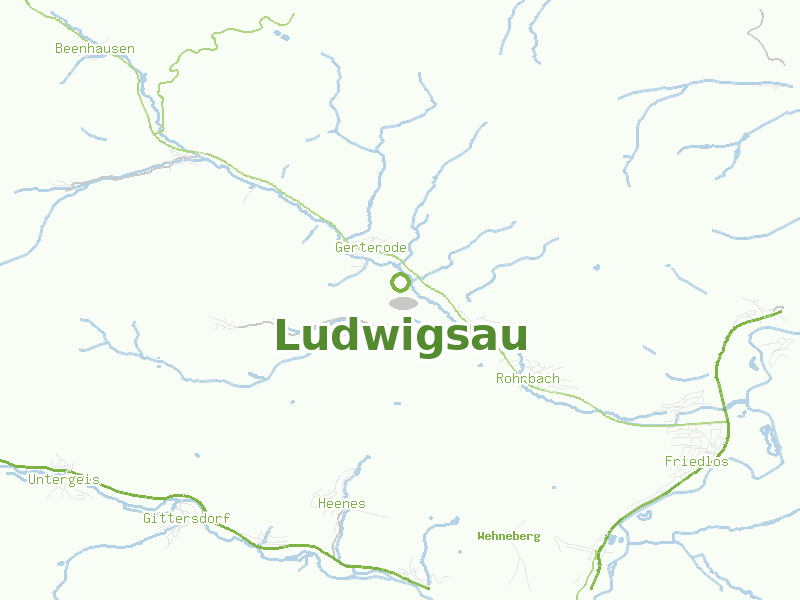 Karte von Ludwigsau