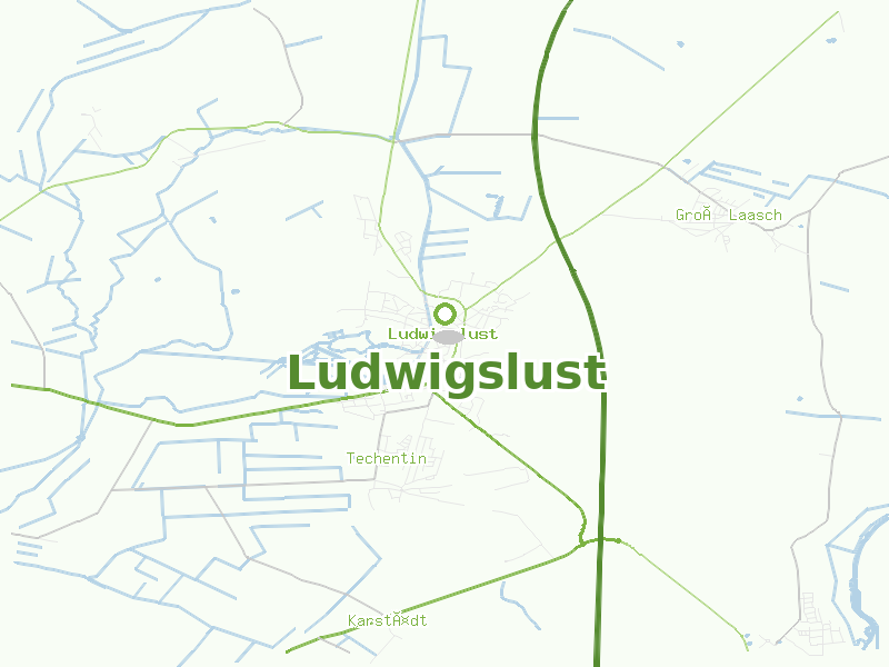 Karte von Ludwigslust
