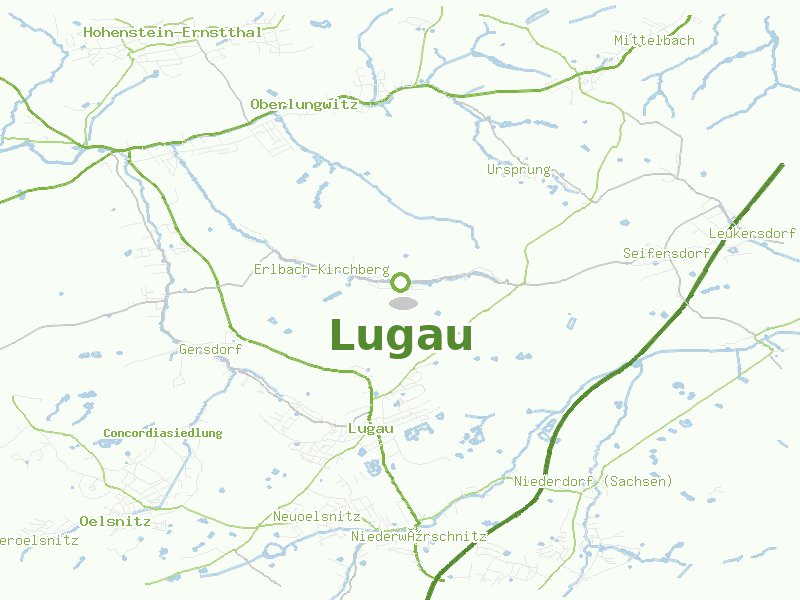 Karte von Lugau