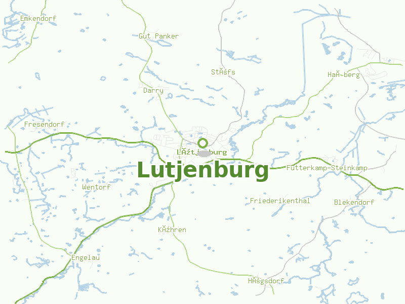 Karte von Lutjenburg