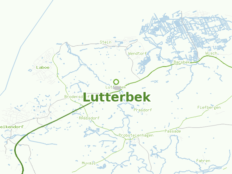 Karte von Lutterbek