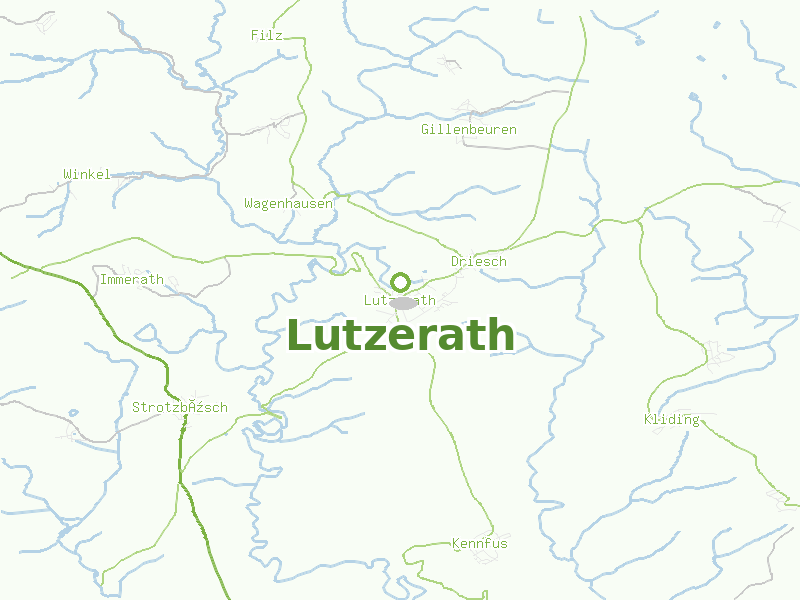 Karte von Lutzerath