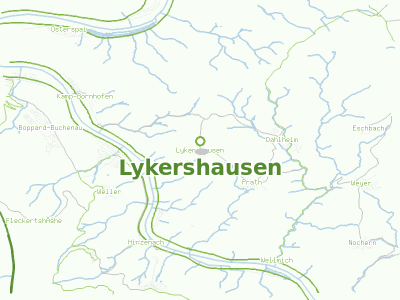 Karte von Lykershausen