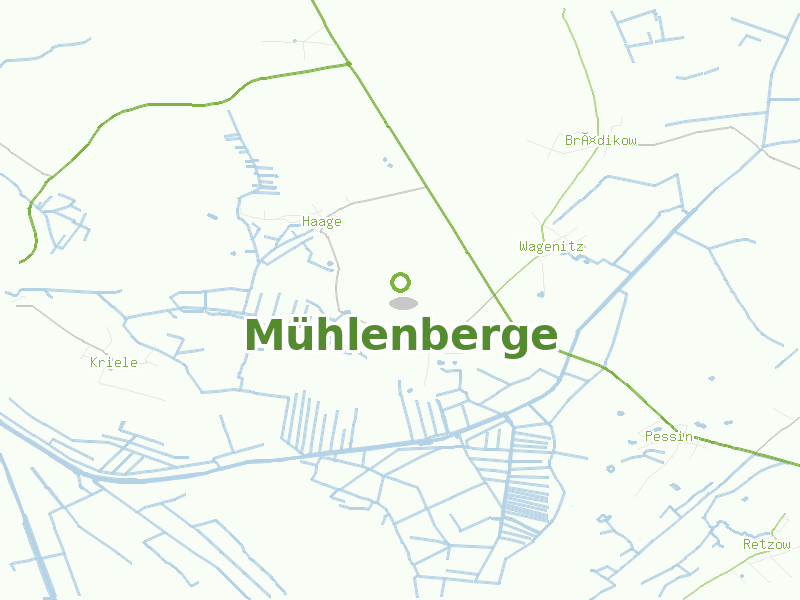 Karte von Mühlenberge