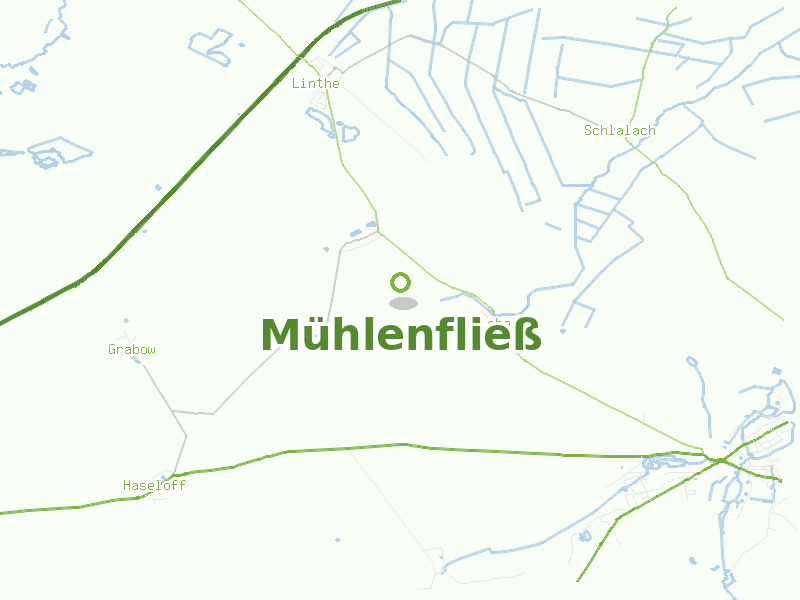 Karte von Mühlenfließ