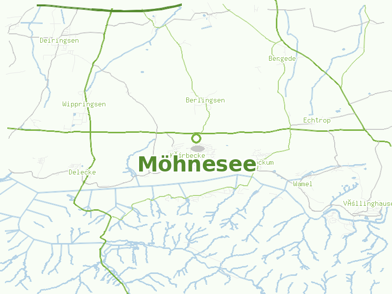 Karte von Möhnesee