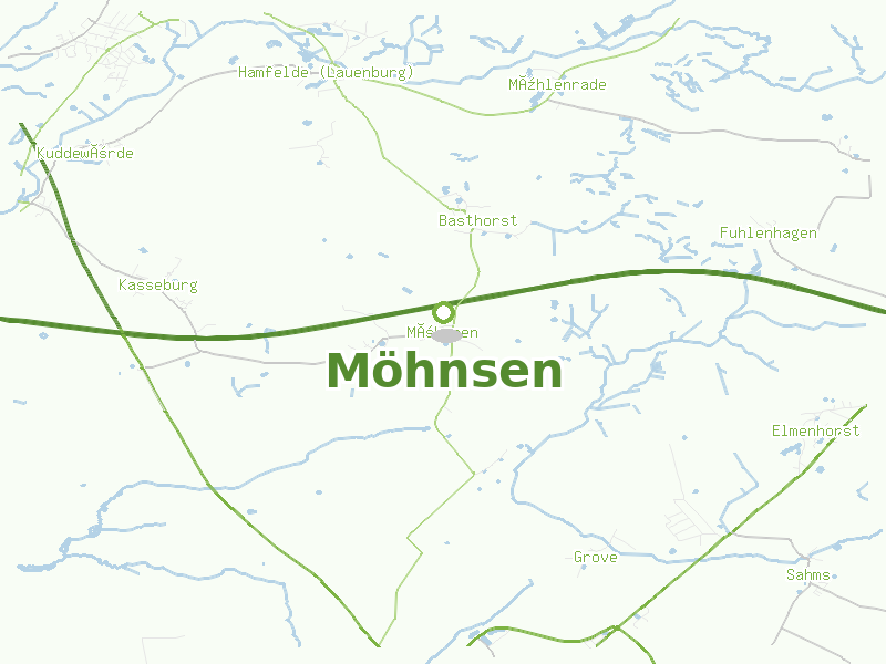 Karte von Möhnsen