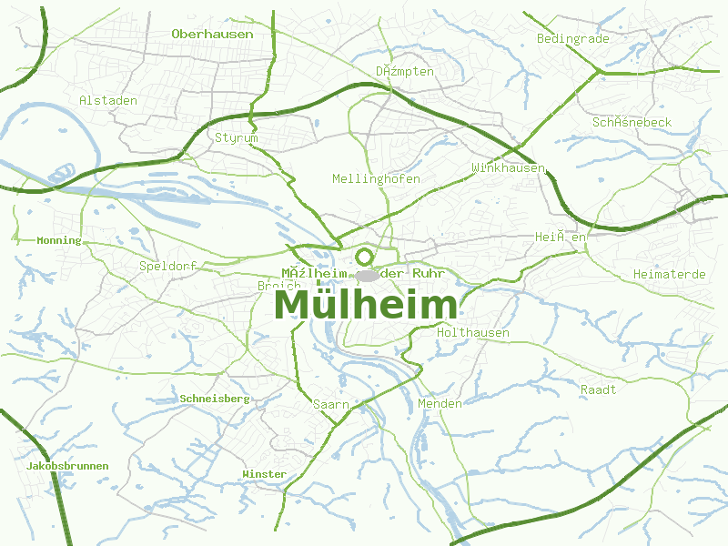 Karte von Mülheim