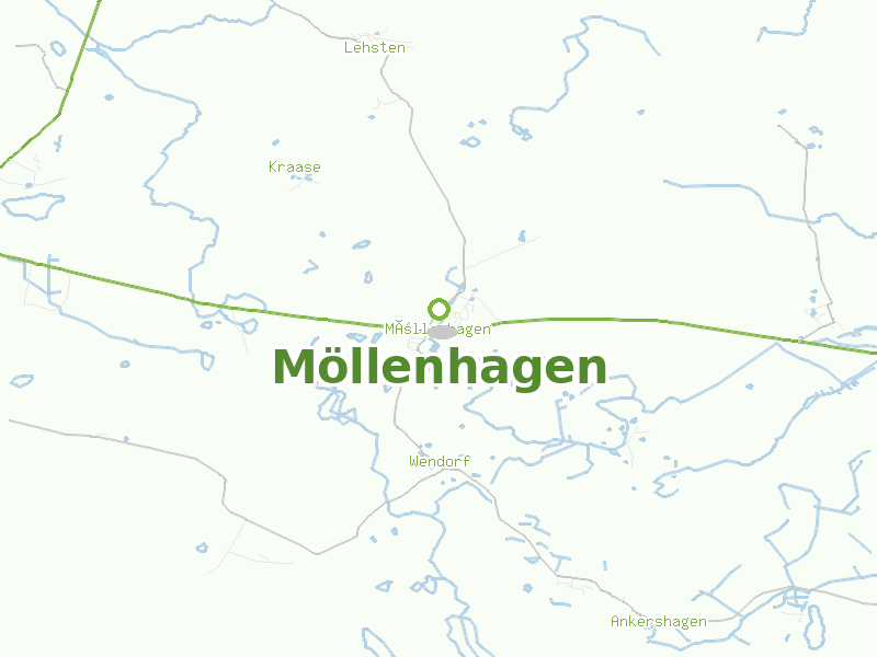 Karte von Möllenhagen