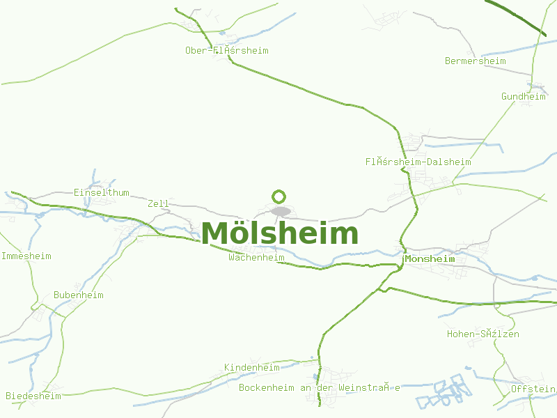 Karte von Mölsheim