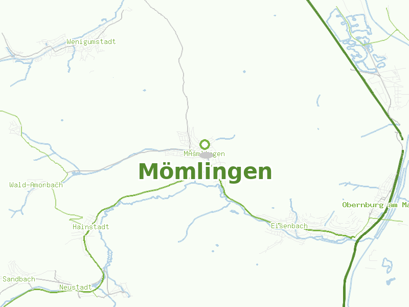 Karte von Mömlingen