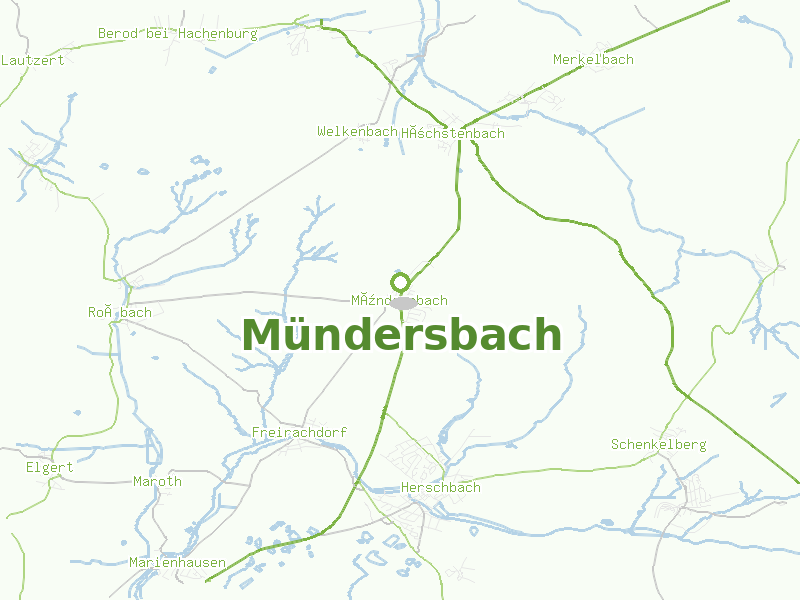 Karte von Mündersbach